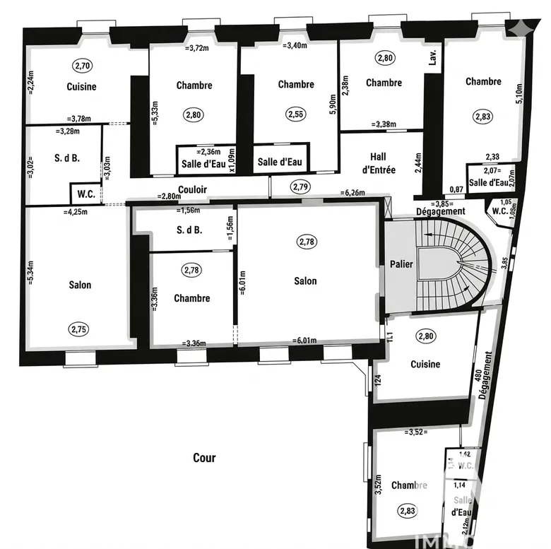 Vente appartement à Rennes (35000) : appartement 8 pièces 236 m² - 2022442 — 8