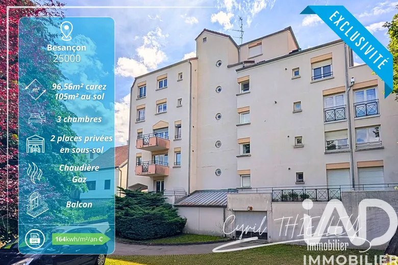 Appartement 4 pièces 97 m² · à Besançon · 96,6 m² · 209 000 €