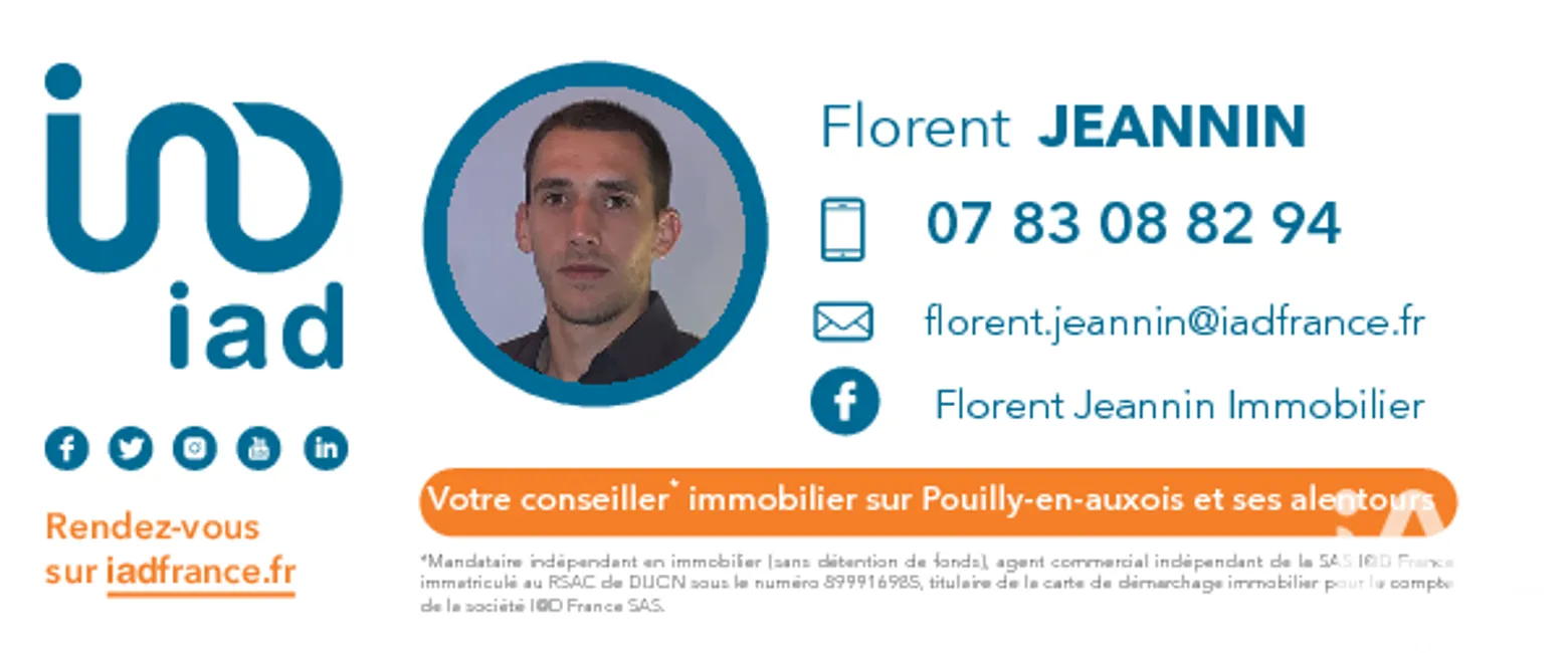 Vente maison à Précy-sous-Thil (21390) : maison 4 pièces 101 m² - 2022156 — 2