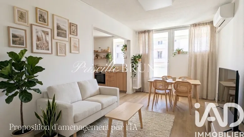 Appartement 4 pièces 58 m² · à Toulon · 58,3 m² · 135 000 €