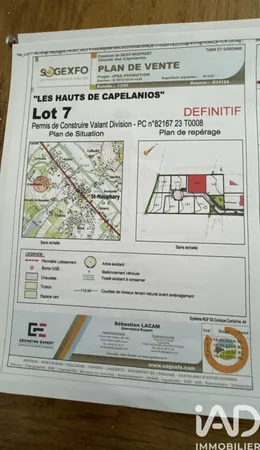 Building plot in Saint-Nauphary (82370)