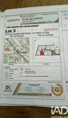 Building plot in Saint-Nauphary (82370)