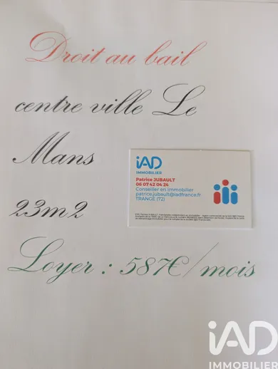 Droit au bail à Le Mans (72000)