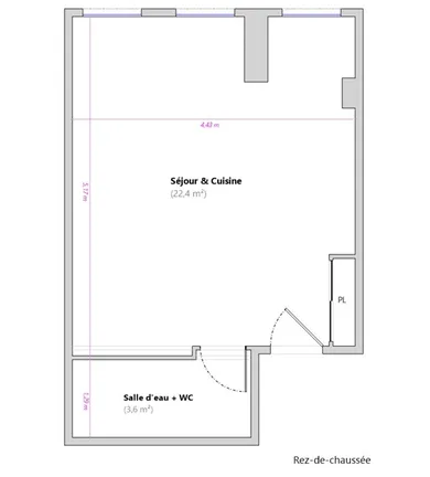 Studio in Épinay-sur-Seine (93800)