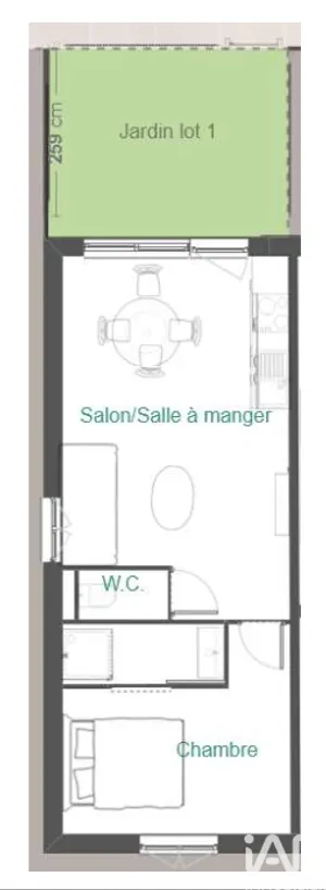 Apartment in Saint-Gilles-Croix-de-Vie (85800)