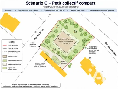 Building plot in Mulhouse (68100)