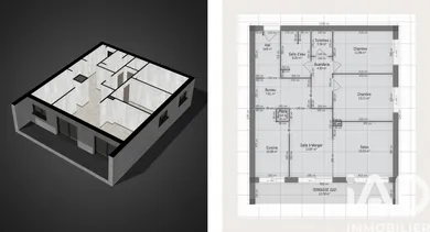 Apartment in Villeurbanne (69100)