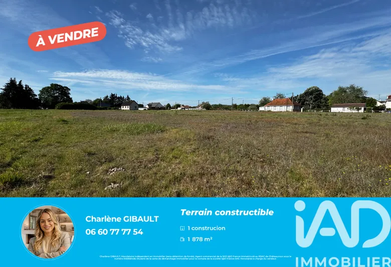 Terrain à bâtir à Chabris (36210) · 37 500 €