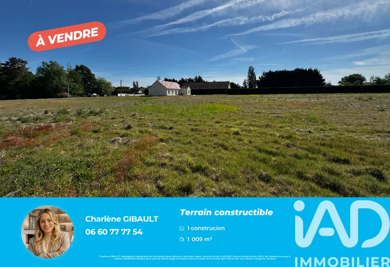 Terrain à Chabris (36210) · 21 000 €
