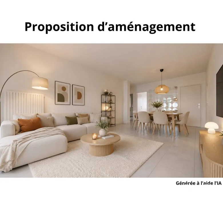 Appartement 4 pièces 75 m² · à Échirolles · 74,8 m² · 130 000 €