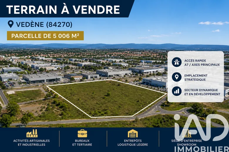 Terrain à Vedène (84270) · 1 050 000 €