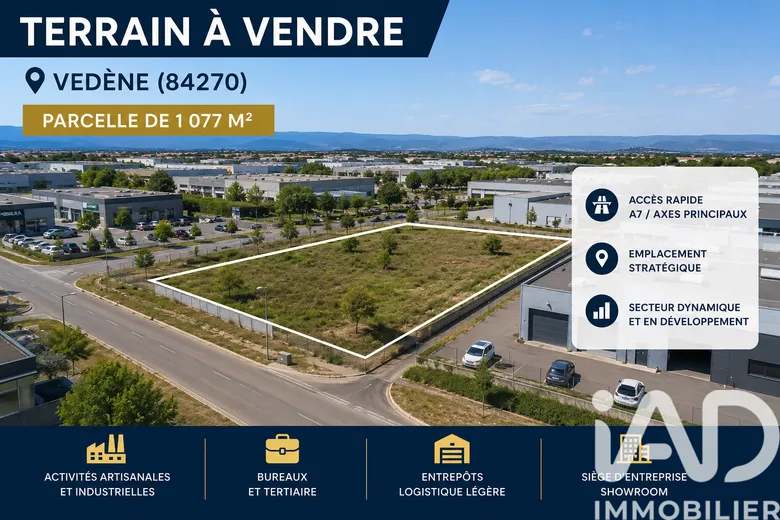 Terrain à Vedène (84270) · 229 000 €