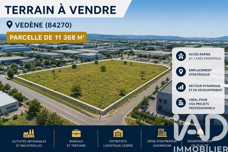 Terrain à Vedène (84270) · 2 400 000 €