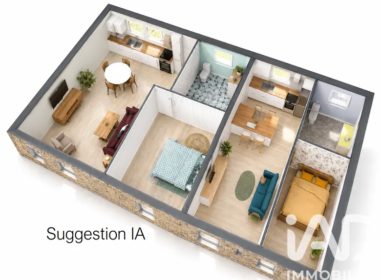 Maison 4 pièces 75 m² · à Noues de Sienne · 75 m² · 74 000 €