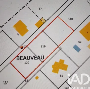 Terrain à bâtir à Haucourt-Moulaine (54860)