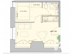 Studio à Lyon (69004)
