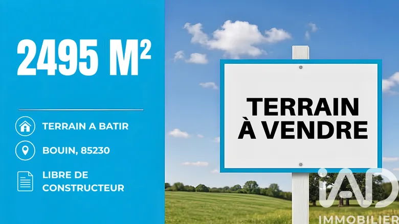 Terrain à bâtir à Bouin (85230) · 80 300 €