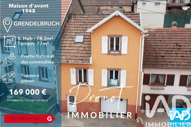 Maison 3 pièces 78 m² · à Grendelbruch · 78,2 m² · 169 000 €