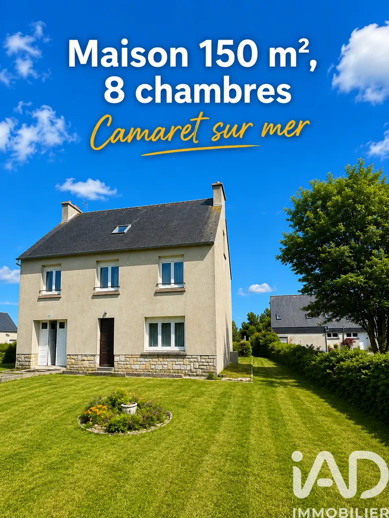 Maison 10 pièces 153 m² · à Camaret-sur-Mer · 153,3 m² · 268 000 €