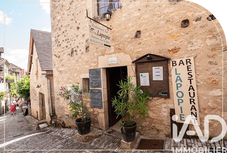 Restaurant à Saint-Cirq-Lapopie (46330) · 100 m² · 224 000 €