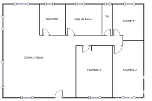 Maison à Cabanac-et-Villagrains (33650)