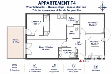 Apartment in Le Lavandou (83980)