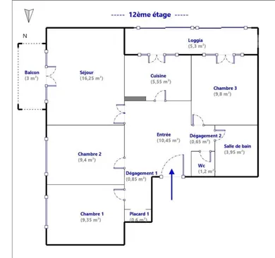 Appartement à Créteil (94000)