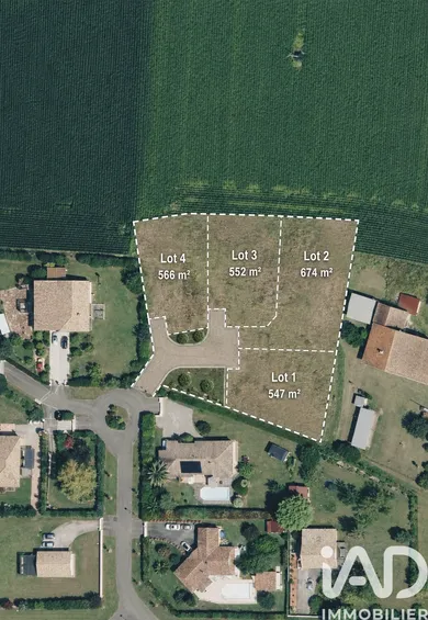Terrain à Saubrigues (40230)