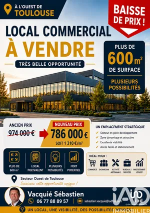 Commercial walls in Toulouse (31000)