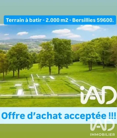 Terrain à bâtir à Bersillies (59600)