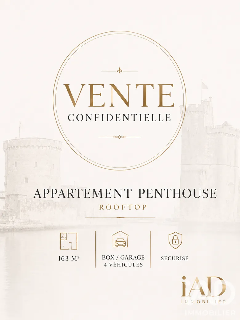Appartement 5 pièces 163 m² · à La Rochelle · 163 m² · 1 200 000 €