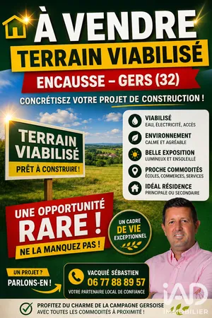 Building plot in Encausse (32430)