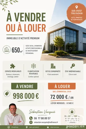 Commercial walls in Toulouse (31000)