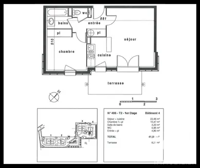 Appartement à Castanet-Tolosan (31320)