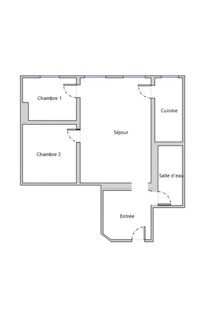 Appartement 2 pièces 44 m² · à Paris · 44 m² · 300 000 €