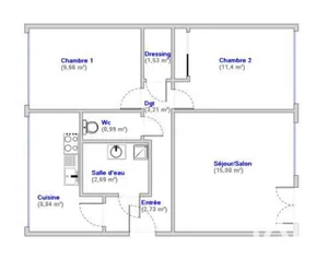 Appartement à Le Mans (72000)
