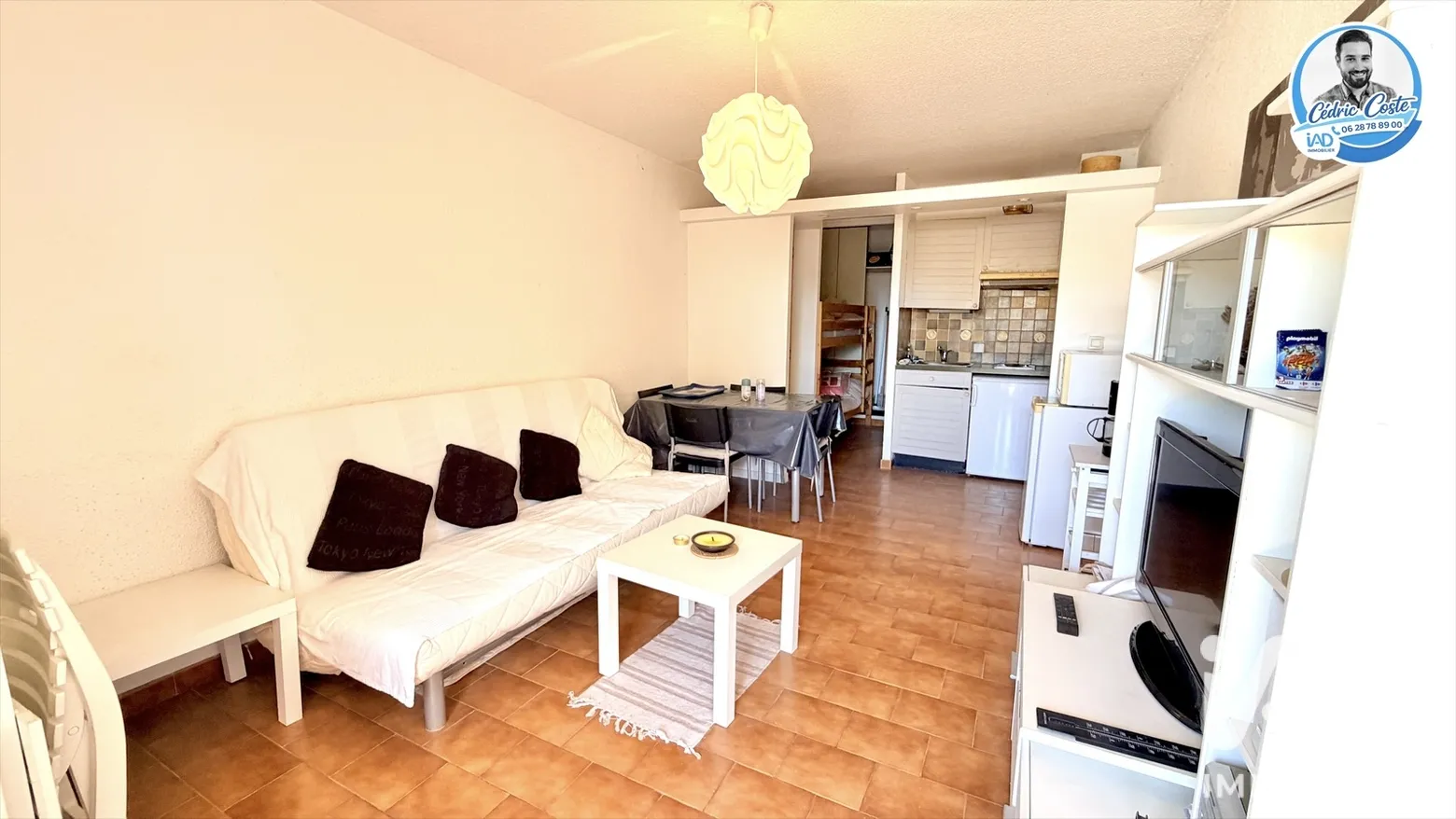 Vente appartement à Gruissan (11430) : appartement 1 pièce 25 m² - 2049927 — 3