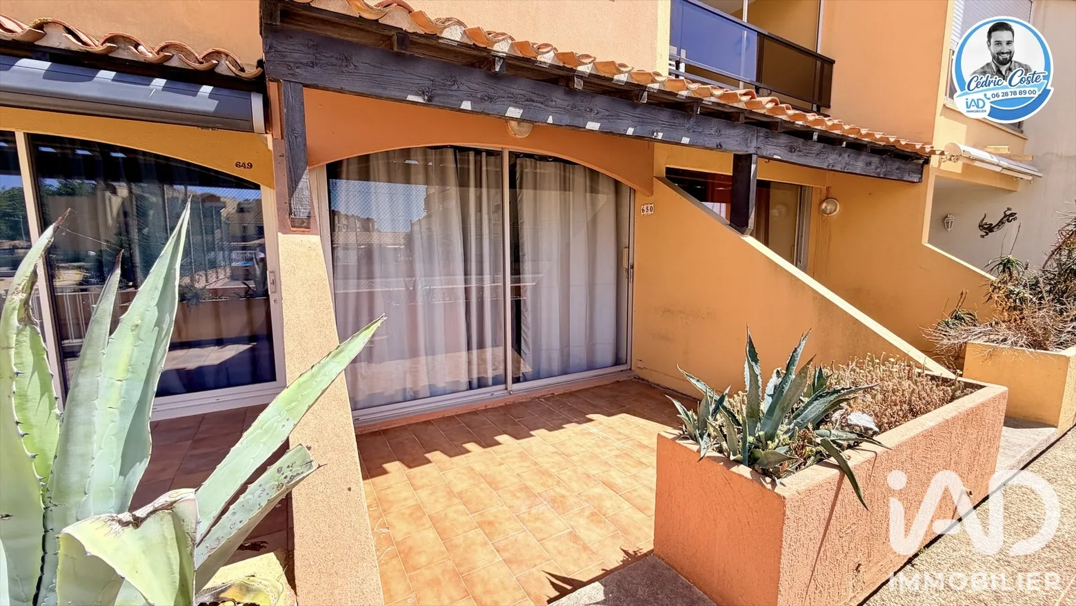 Vente appartement à Gruissan (11430) : appartement 1 pièce 25 m² - 2049927 — 2