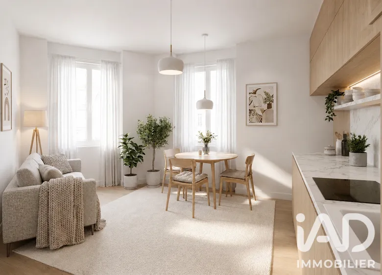 Appartement 2 pièces 33 m² · à Villeurbanne · 32,6 m² · 104 900 €