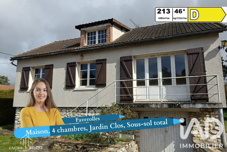 Maison 6 pièces 85 m² · à Faverolles · 85 m² · 190 000 €