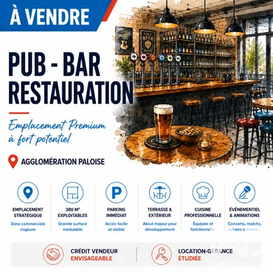 Bar, Brewery, Tobacco shop in Lescar (64230)