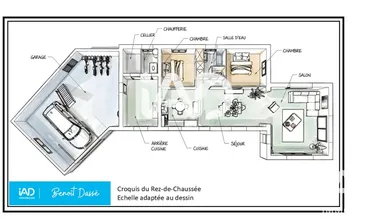 Detached house in Châlons-du-Maine (53470)