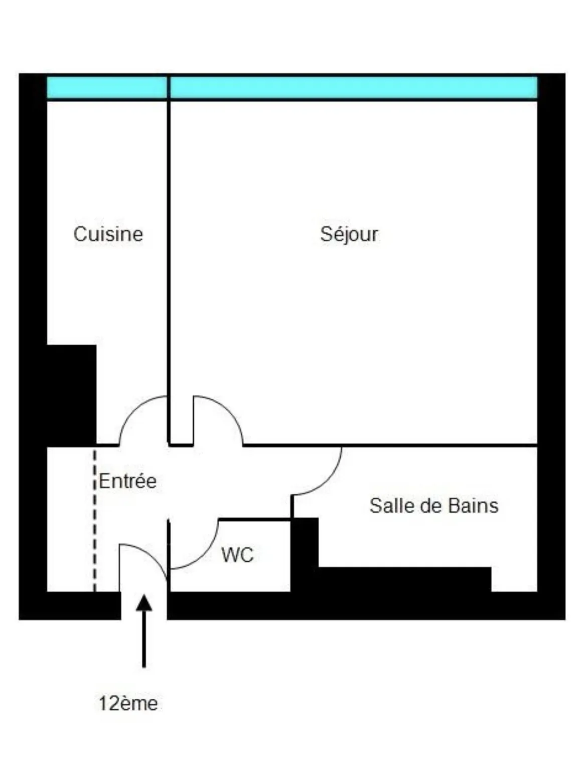 Vente appartement à Paris (75013) : appartement 1 pièce 35 m² - 2056207 — 5