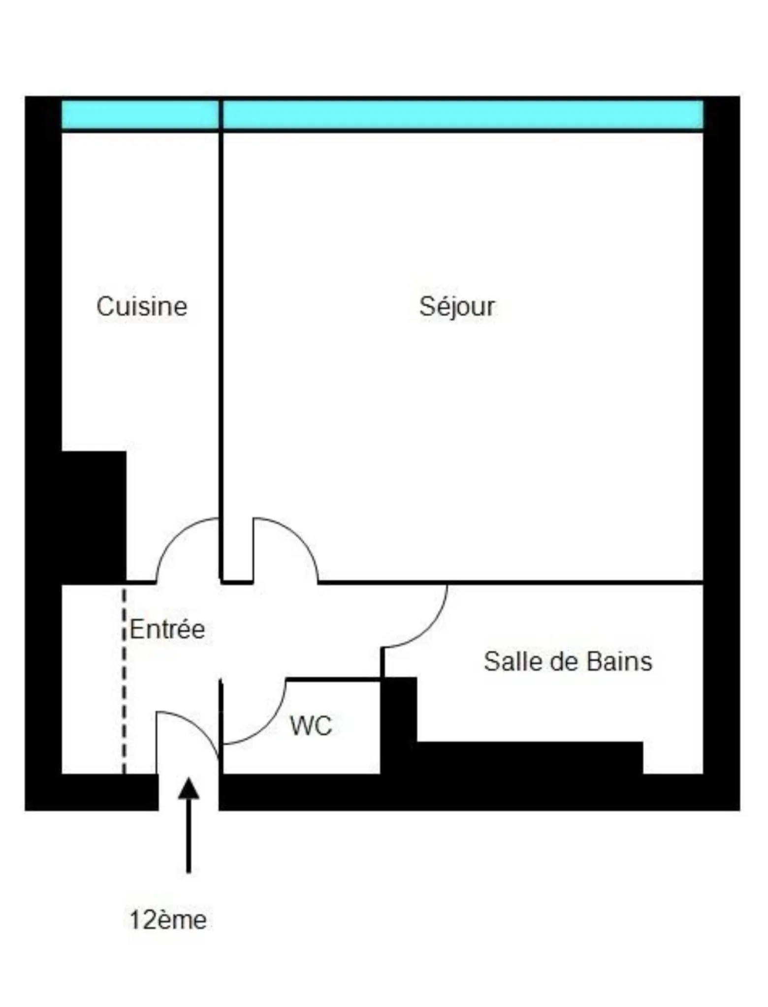 Vente appartement à Paris (75013) : appartement 1 pièce 35 m² - 2056207 — 6