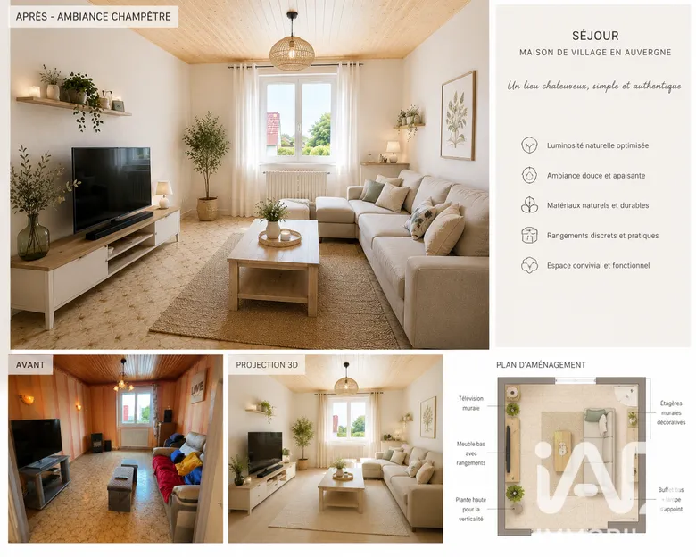 Maison 2 pièces 46 m² · à Paulhaguet · 46,5 m² · 44 950 €
