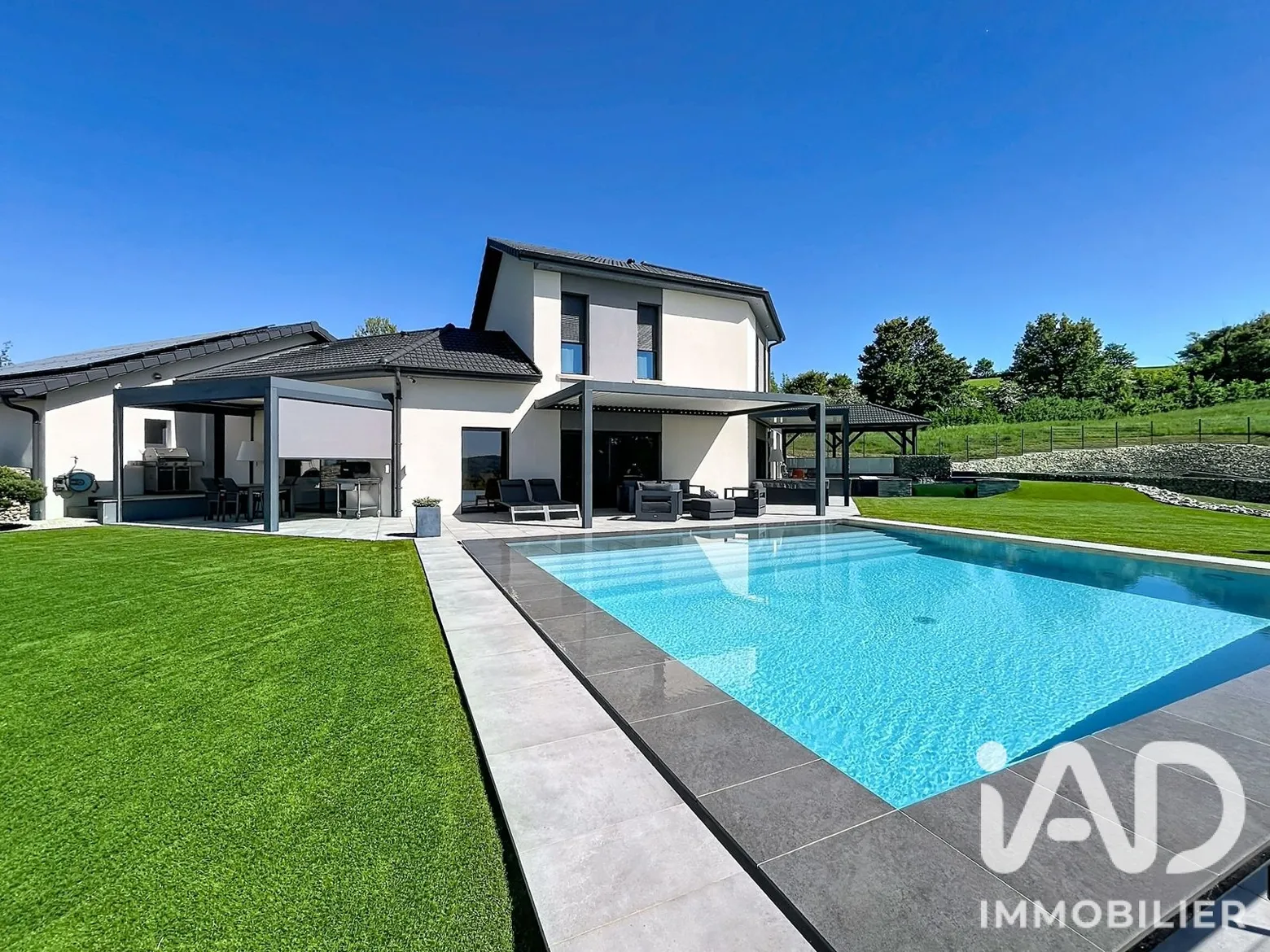 Vente maison à Saint-Just-Chaleyssin (38540) : maison d'architecte 6 pièces 196 m² - 2025054 — 3