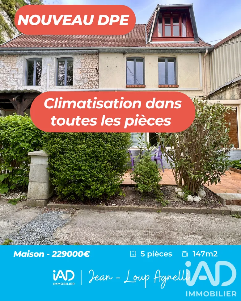 Maison 6 pièces 147 m² · à Canteleu · 147,2 m² · 229 000 €