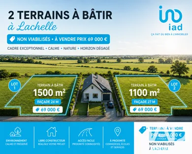 Building plot in Lachelle (60190)