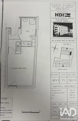 Apartment in Nantes (44100)