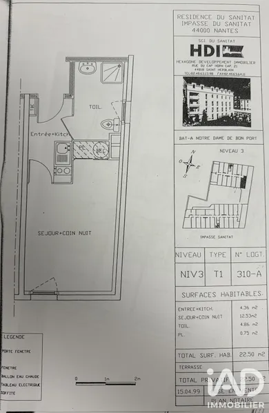 Apartment in Nantes (44100)
